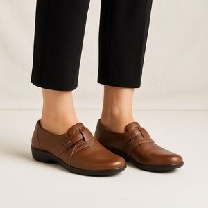 Naturalizer Shoes 6M Leather Comfort Work‎ Casual Office Flat Orthopedic